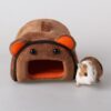 Lit d'hiver en peluche pour hamster, cochon d'Inde, minuscule lit pour chat