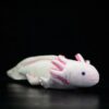 Peluche Axolotl Ambystoma Mexicanum jaune réaliste