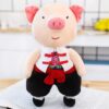 Jouets en peluche cochon mignon qui se transforme en lapin grenouille