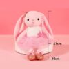 Animaux en peluche lapin à longues oreilles
