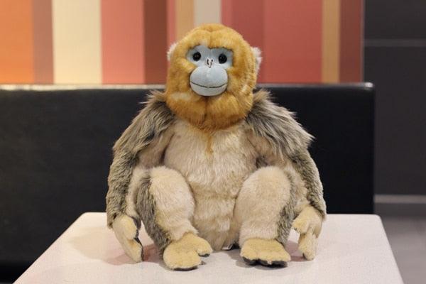 0ed05709-6fed-4371-a8da-73301a2b301d.jpg Peluche singe doré réaliste assis