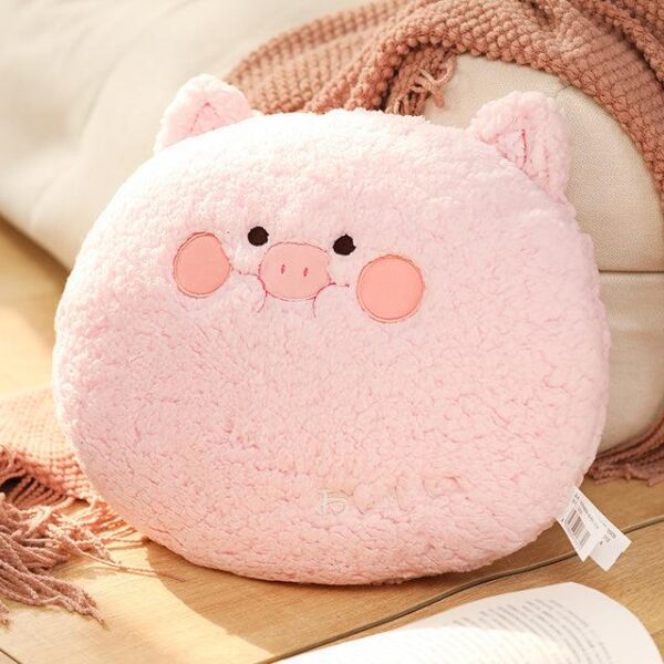 Peluches rondes Kawaii Cartoon Animal Pillow