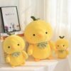 Animaux en peluche créatifs en forme de petit poussin jaune