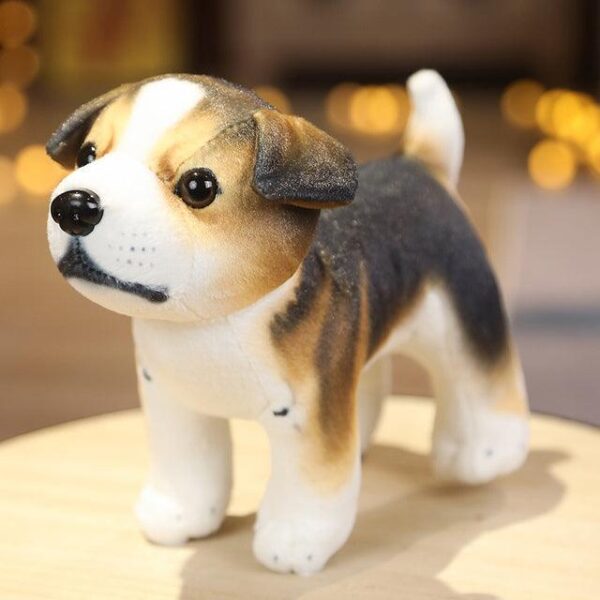 Animaux en peluche chiens mignons