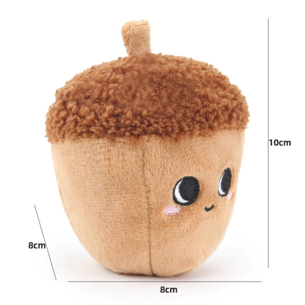 Peluche Noisette brune