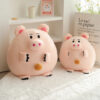 Peluche Piggy à gros boutons de ventre