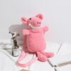 Petit sac à bandoulière cochon en peluche