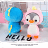 Porte-clés en peluche Cosplay Pingouin