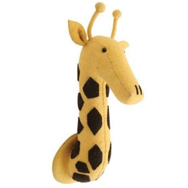 232b2030-eeb5-4490-9cea-e392cbe631ff.jpg Supports muraux en peluche pour trophée animal Girafe
