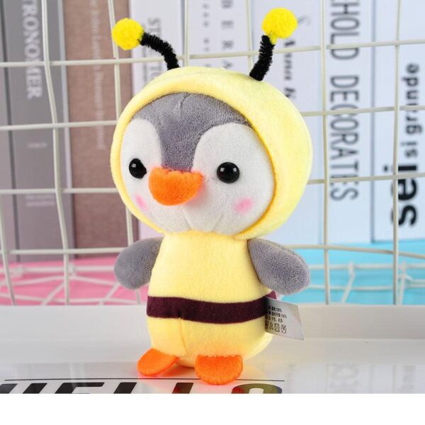 Porte-clés en peluche Cosplay Pingouin
