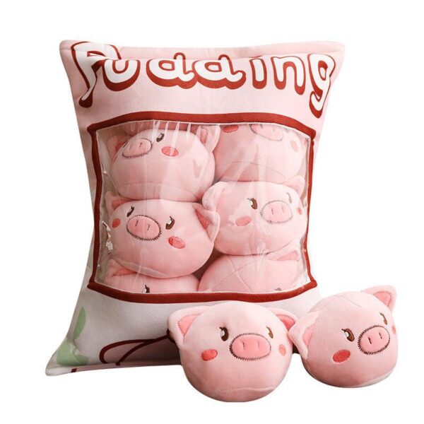 Sac de petites peluches Pudding pour chats, chiens et cochons