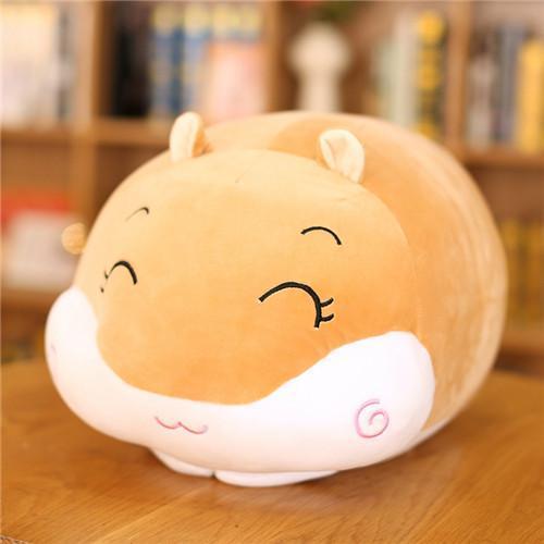 Oreiller en peluche hamster câlin