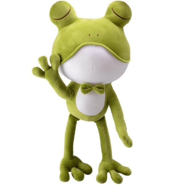 Poupée en peluche grenouille mignonne et super mignonne