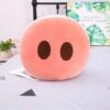 Oreiller en coton doux et mignon en forme de nez de cochon pour dormir avec des jouets en peluche