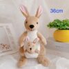 Peluche Mère et Joey Kangourou Australien