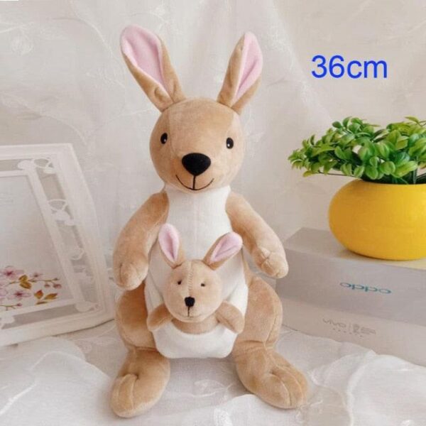 Peluche Mère et Joey Kangourou Australien