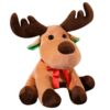 Mignon petit renne de Noël en peluche
