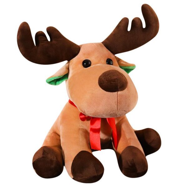Mignon petit renne de Noël en peluche