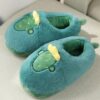 Chaussons en peluche chauds pour femmes