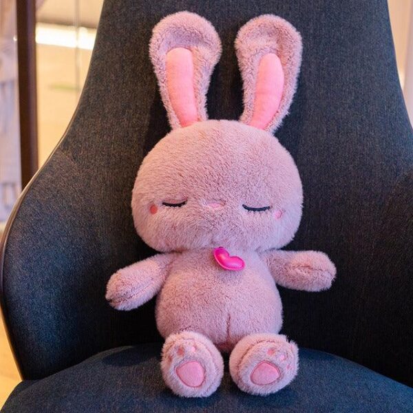 Animaux en peluche lapin endormi kawaii
