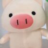 Jouets en peluche cochon mignon qui se transforme en lapin grenouille