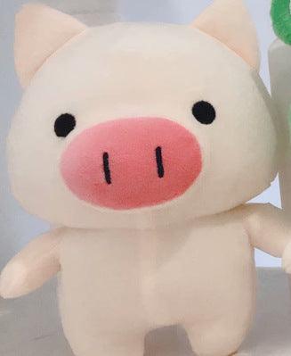 Jouets en peluche cochon mignon qui se transforme en lapin grenouille