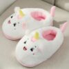 Chaussons en peluche chauds pour femmes
