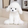 Peluches caniche assis