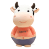 Peluche Vache souriante et heureuse