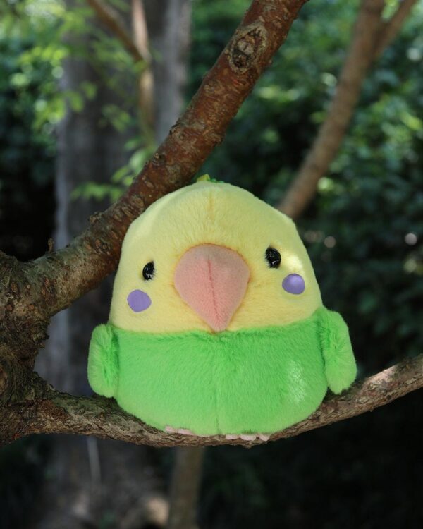 Peluches Toucan, Perruche et Cockatiel
