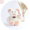 Jouets en peluche 9" Animaux en peluche cochons blancs et roses de dessins animés