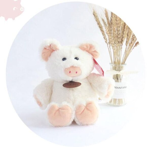 Jouets en peluche 9" Animaux en peluche cochons blancs et roses de dessins animés