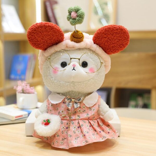 Peluche Cho Kawaii Baby Sheep In Various Cute Outfits