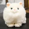 Adorable chat à crinière floue en peluche