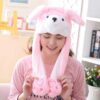Chapeaux en peluche licorne, cochon et panda