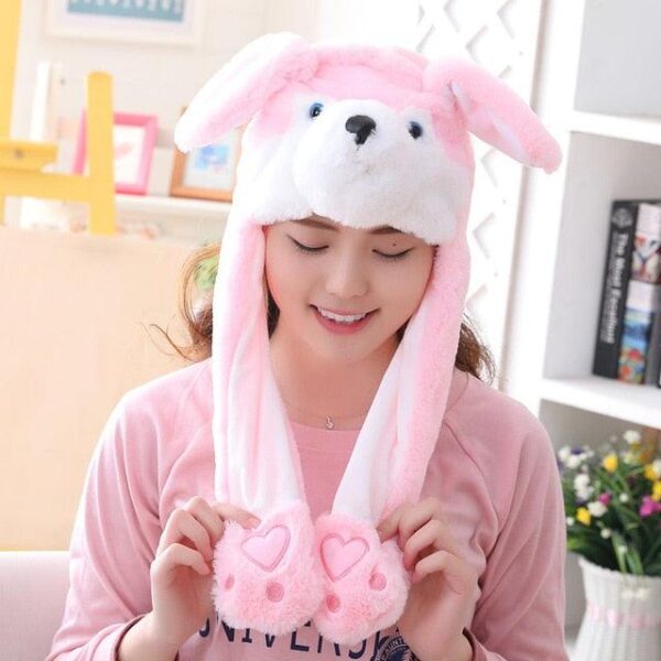 Chapeaux en peluche licorne, cochon et panda