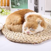 Poupées en peluche hyper réalistes pour chats endormis