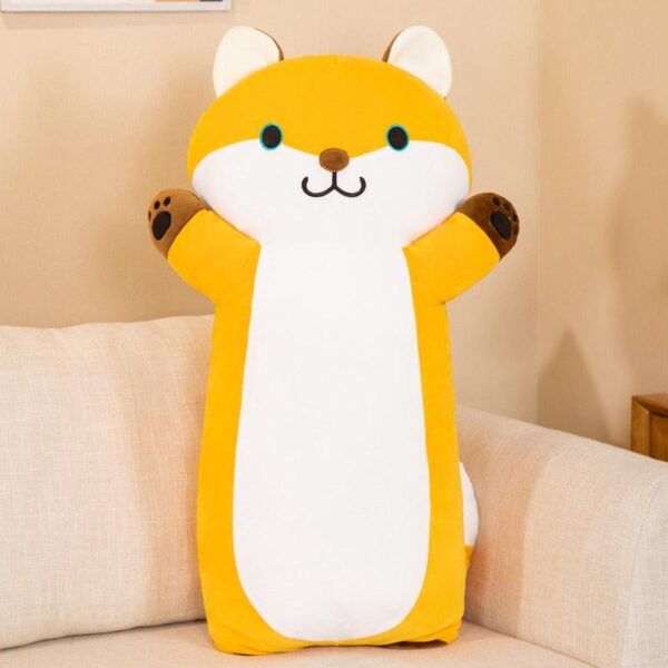 62103809-3df5-4e5f-9359-505ab5845b52.jpg Adorable peluche Renard et Chat Siam