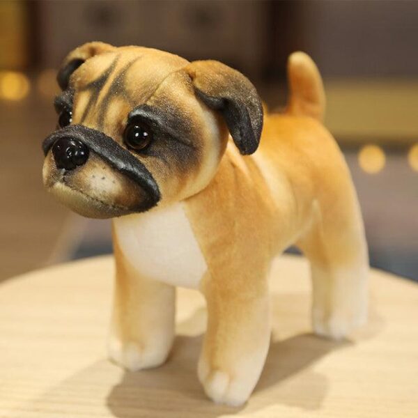 Animaux en peluche chiens mignons