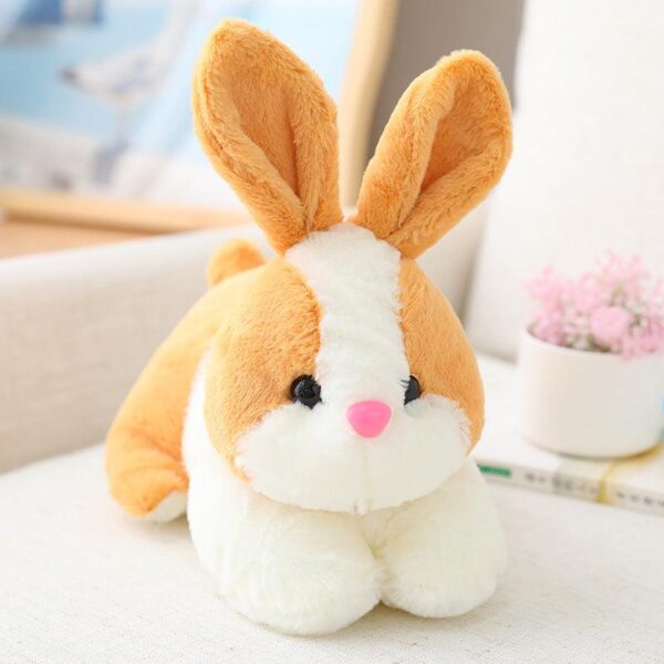 Poupée lapin en peluche