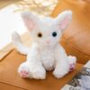 Peluches chat floues et colorées