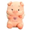 Adorable peluche ange cochon volant