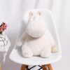 Peluche Hippo blanc assis