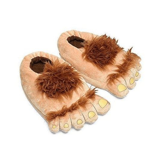 Pantoufles en peluche tendance, drôles, rétro et sauvages