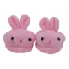 Pantoufles de lapin en peluche pour poupées d'enfants