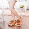 Pantoufles en peluche tendance, drôles, rétro et sauvages