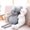 Oreiller Eléphant Lapin pour Bébé Fille Animal en Peluche