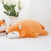 Peluche Renard Couché 17.5", Animaux en peluche