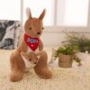 Peluche kangourou australien
