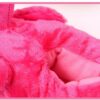 Chaussons en peluche Flamant
